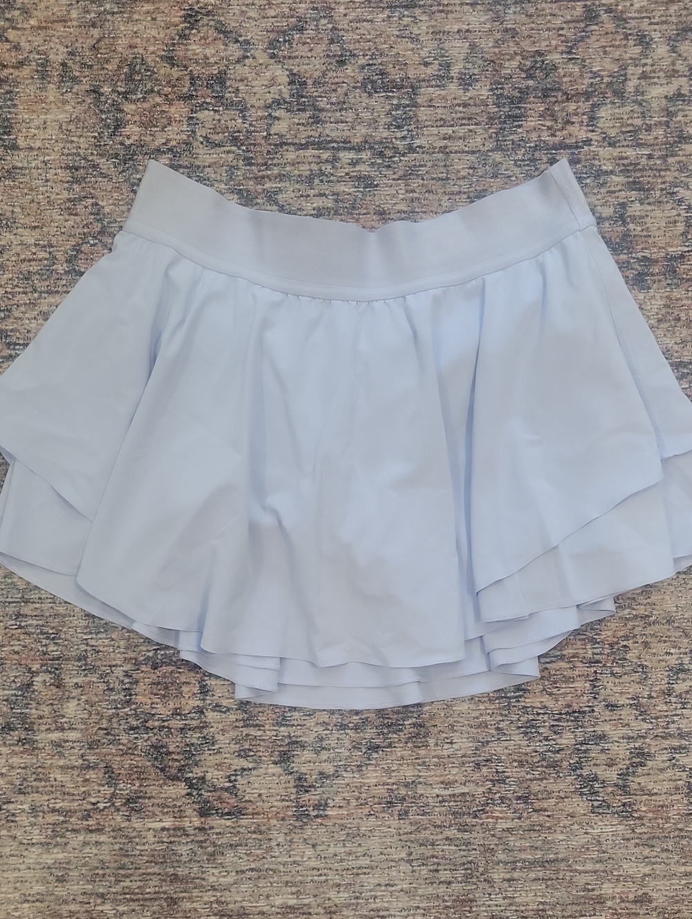 lululemon athletica Light Blue/periwinkle Layered  Skirt